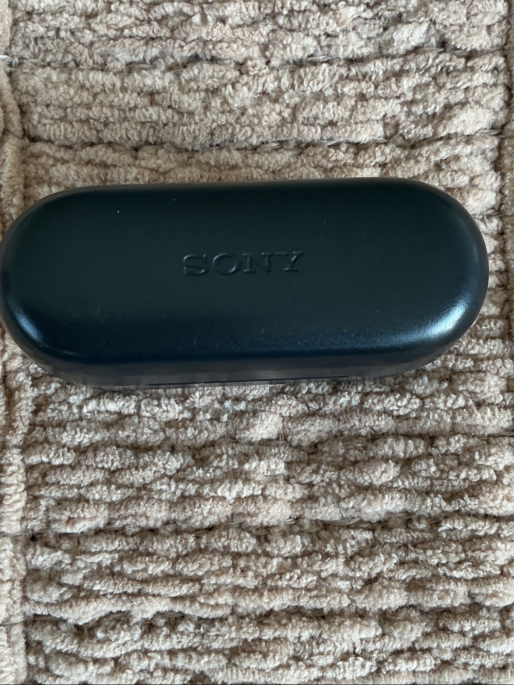 Sony Black Wireless Earbuds Charging Case